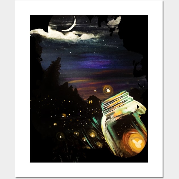 Firefly Sky Wall Art by adamzworld